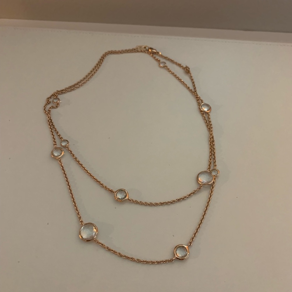 Ippolita Rose gold long necklace